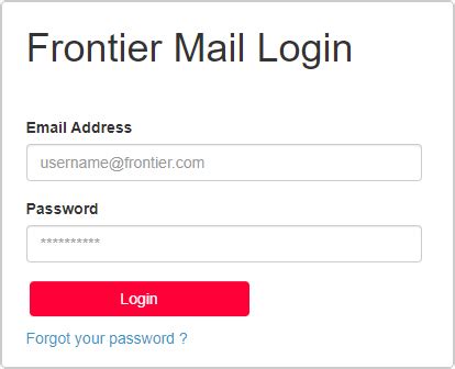 Frontier Mail Login.